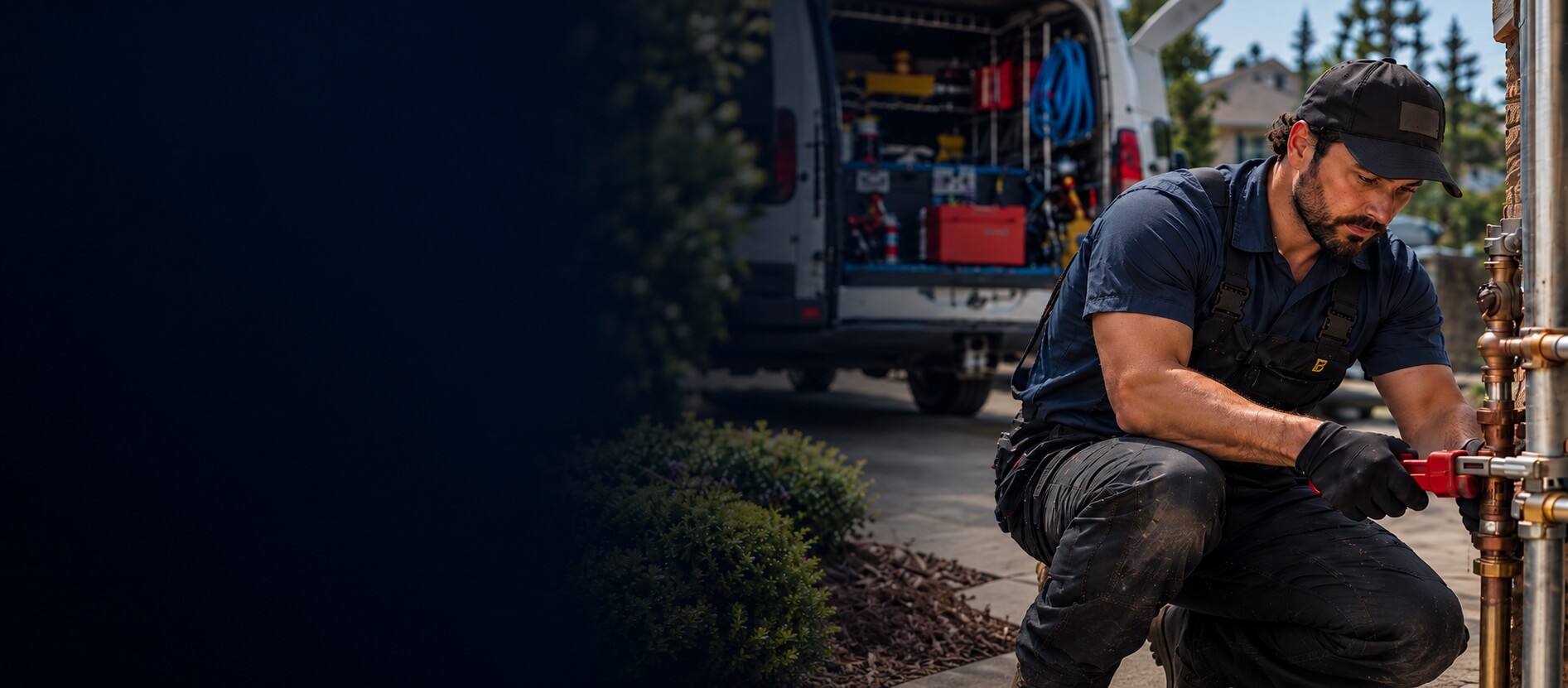 Professional certified plumber performing advanced diagnostics and emergency plumbing repairs